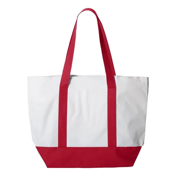 Liberty Bags Bay View Giant Zippered Tote