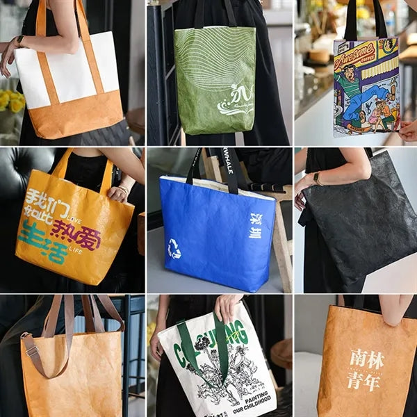 Lightweight Eco Tyvek Style Tote Bag