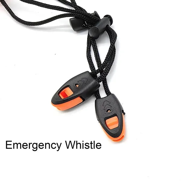 Outdoor Emergency Sleeping Bag with Whistle