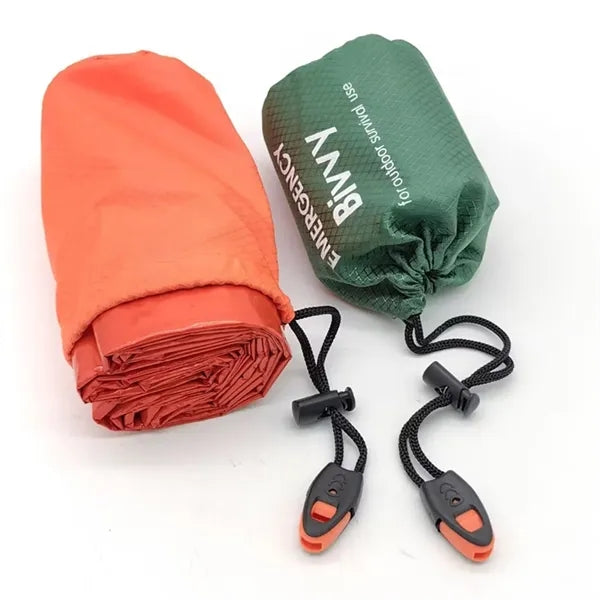Outdoor Emergency Sleeping Bag with Whistle
