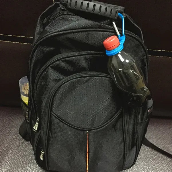 Silicone Water Bottle Buckle with Carabiner Clip