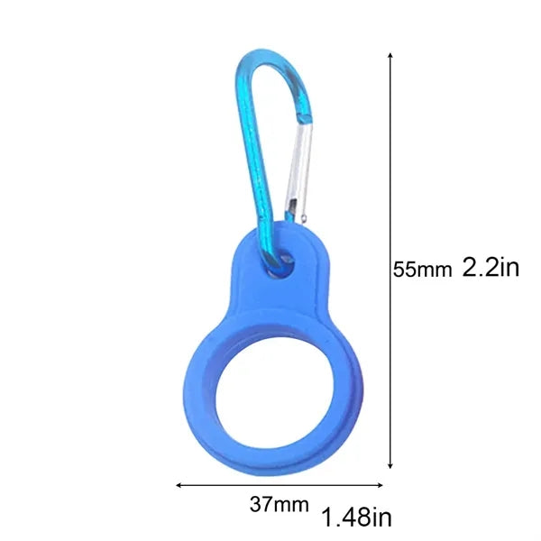 Silicone Water Bottle Buckle with Carabiner Clip