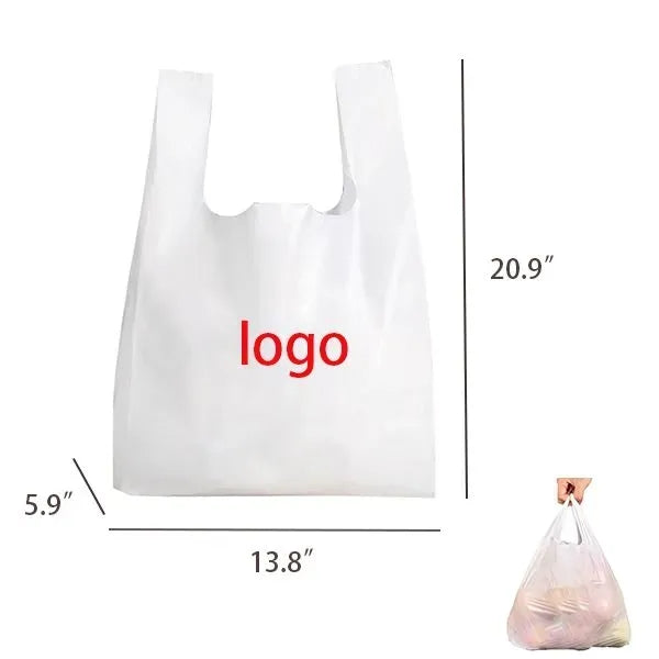 Supermarket Plastic Vest Bags