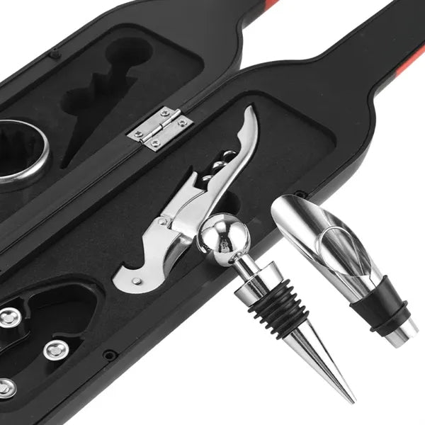 Wine Bottle Shaped Opener Set for Home Bar Gift