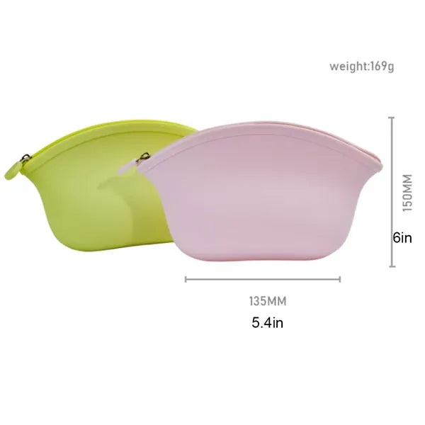 Small Silicone Makeup Cosmetic Bag