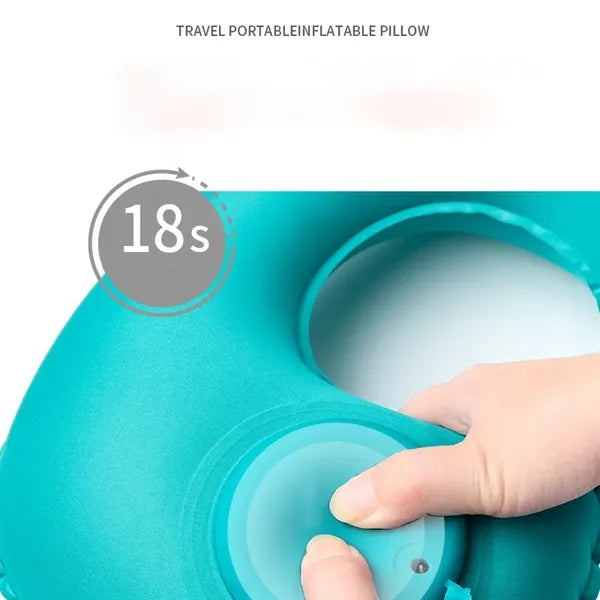 Self Inflating U Shaped Pillow