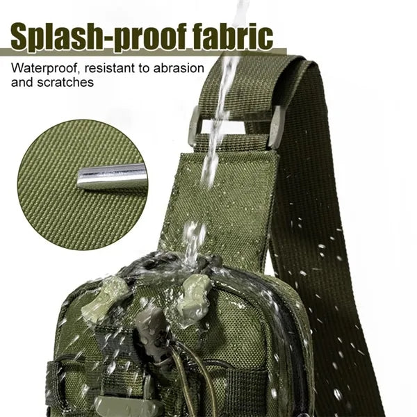 Tactical Sling Bag Waterproof Crossbody Pack Outdoor
