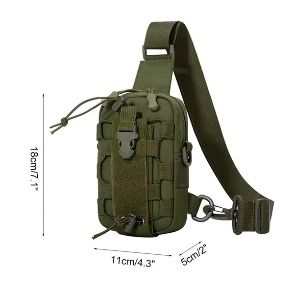 Tactical Sling Bag Waterproof Crossbody Pack Outdoor