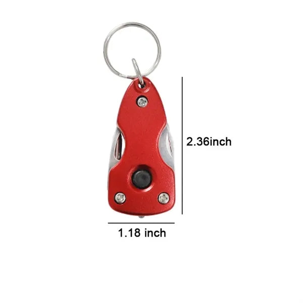 Keychain Multi-Tools With LED Light