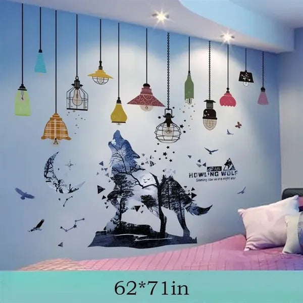 Creative and personalized room decorative wall stickers
