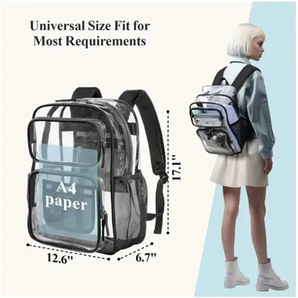 Clear PVC Transparent Backpack