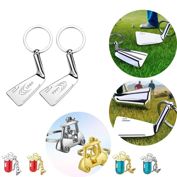 Logo Golf Keychain