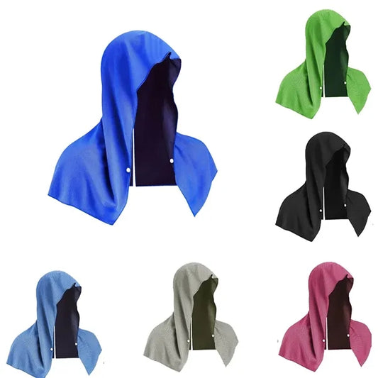 Cooling Hooded Towel with Snap Closure