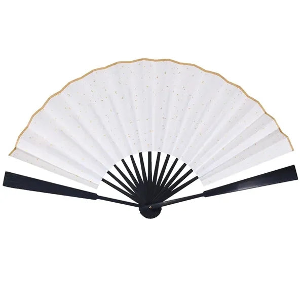 Paper Fans - Bamboo Handheld Fans with Logo Printing