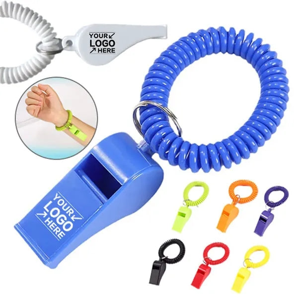 Whistle With Spring Coil