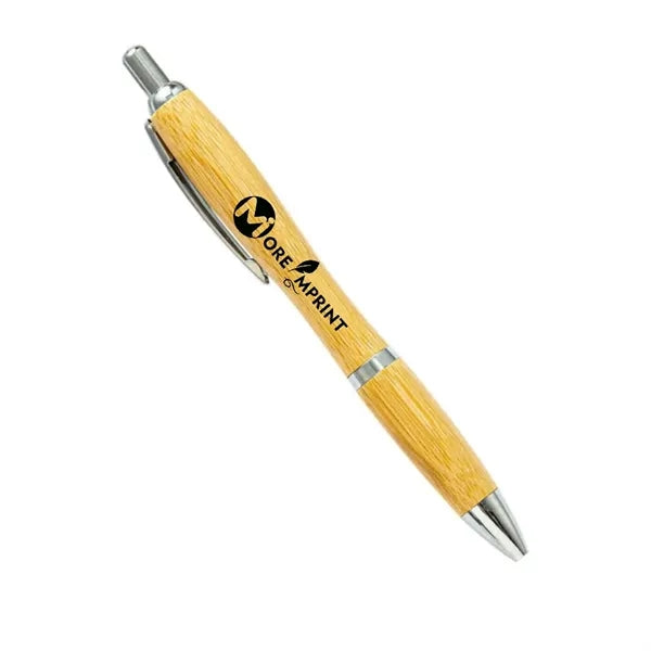 Bamboo Wooden Retractable Ballpoint Pen