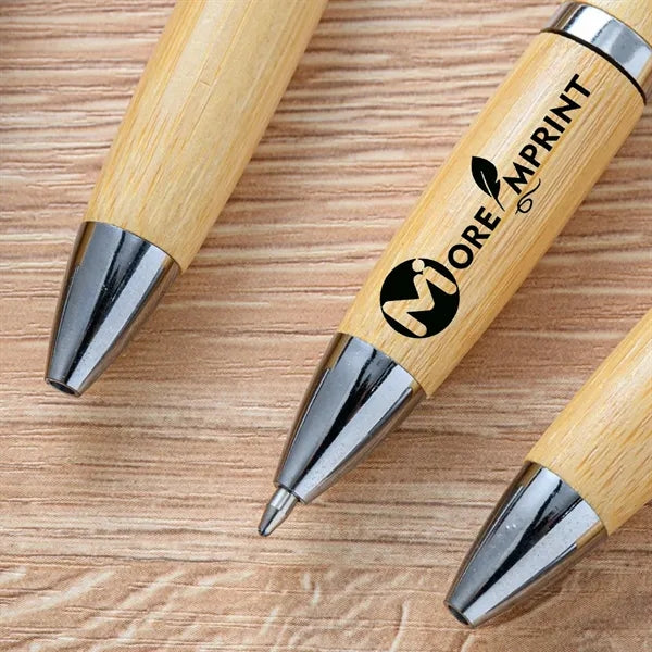 Bamboo Wooden Retractable Ballpoint Pen