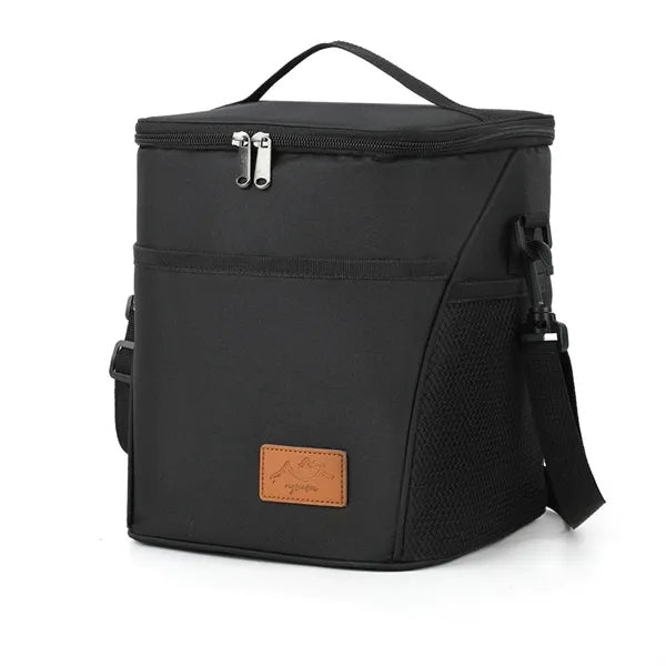9-Can Insulated PEVA Cooler with Multi-Pocket Storage