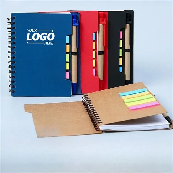 Multifunctional Notebook With Sticky Notes