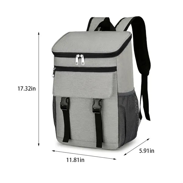 Insulated leak proof cooler lunch backpack for camping