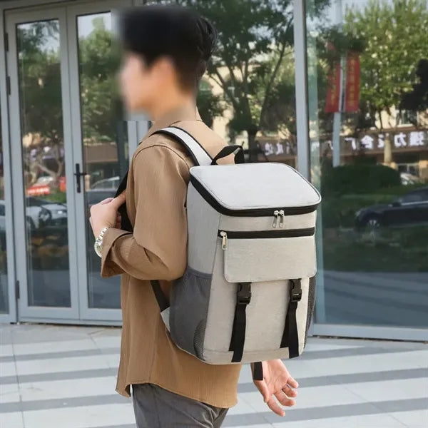 Insulated leak proof cooler lunch backpack for camping