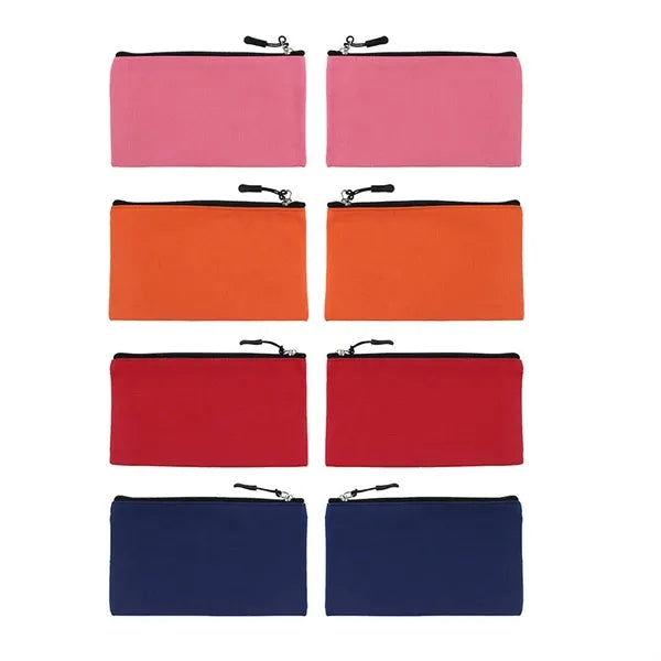 Zipper Pen Case With Multiple Color Options