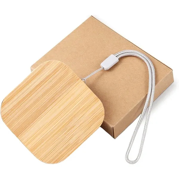 Bamboo Storage Box with Fast Charging Cable Kit