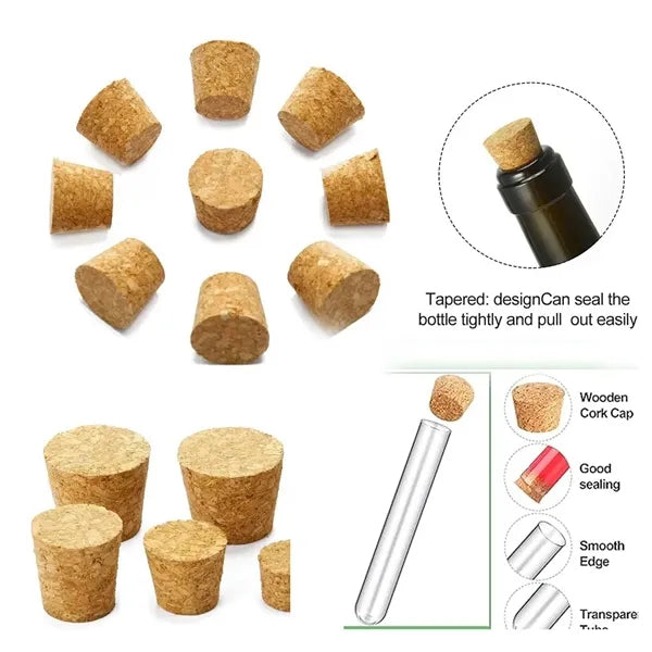 Test Tubes Cork Tapered Stopper