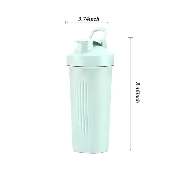 24Oz Eco-Friendly Straw Shaker Cup w/Mix Ball