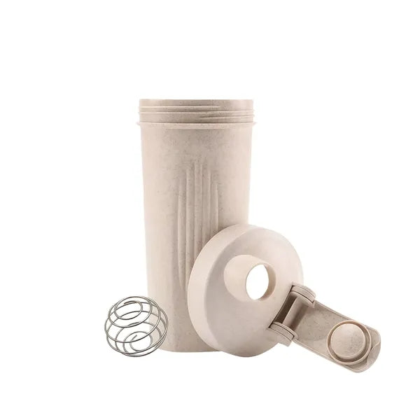24Oz Eco-Friendly Straw Shaker Cup w/Mix Ball