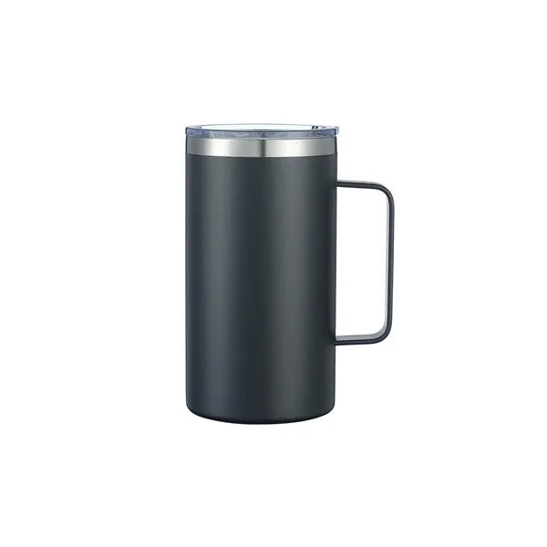 24oz Stainless Steel Insulated travel mug with Handle and Sl