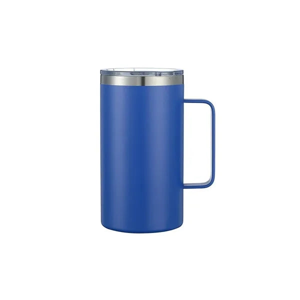24oz Stainless Steel Insulated travel mug with Handle and Sl