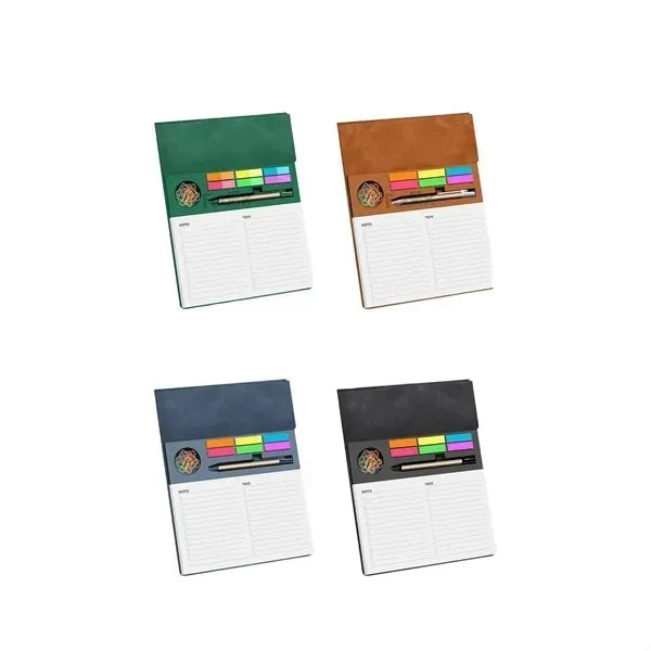 Multifunctional Magnetic Folding Notebook