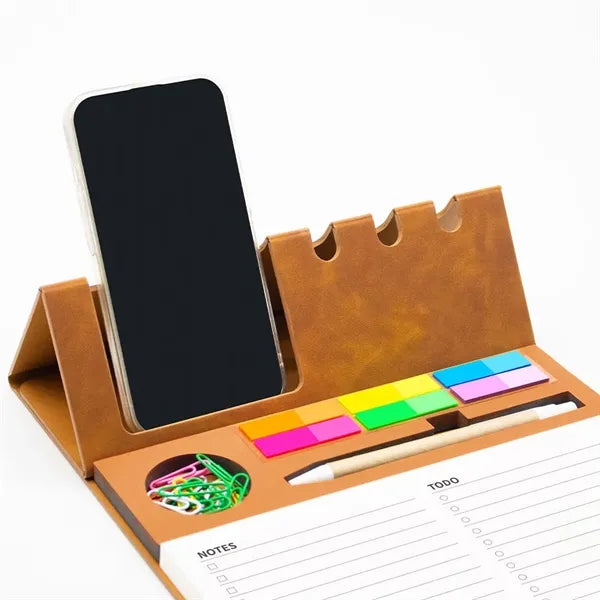 Multifunctional Magnetic Folding Notebook