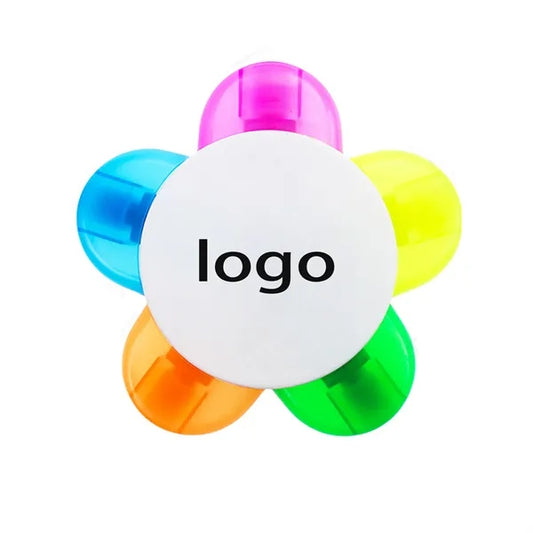 Flower Shape Highlighter 5-in-1 Colors