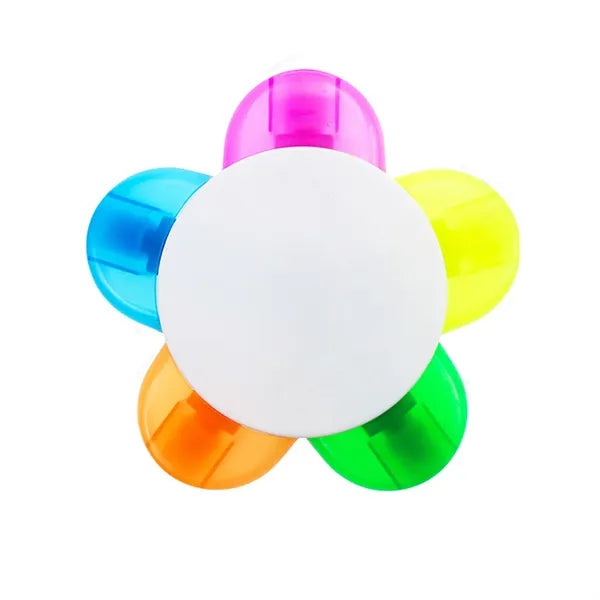 Flower Shape Highlighter 5-in-1 Colors