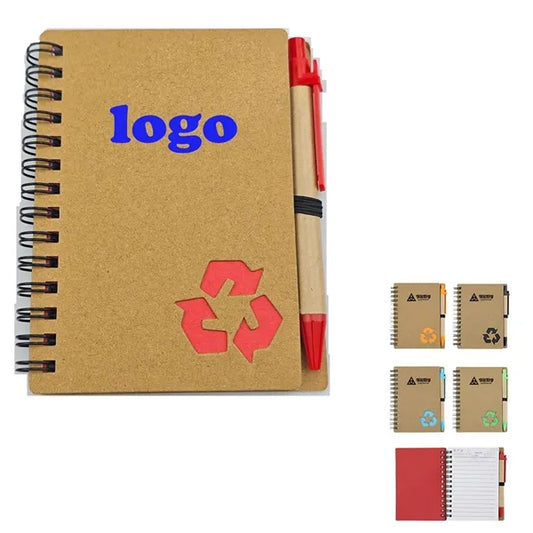 Compact Sticky Notepad with Pen