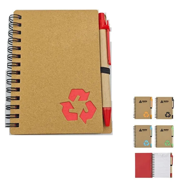 Compact Sticky Notepad with Pen