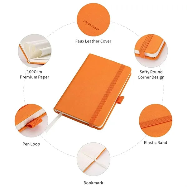 A5 Notebook with Pen Loop Strap