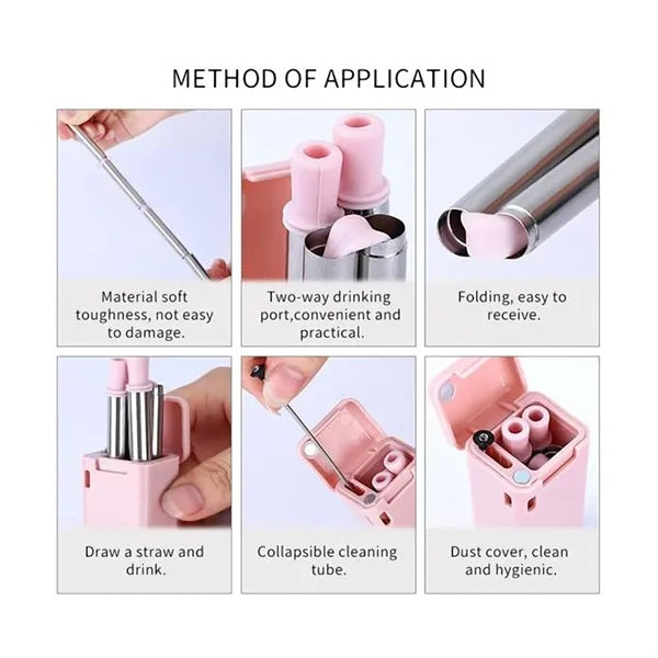 Folding Stainless Steel Straw