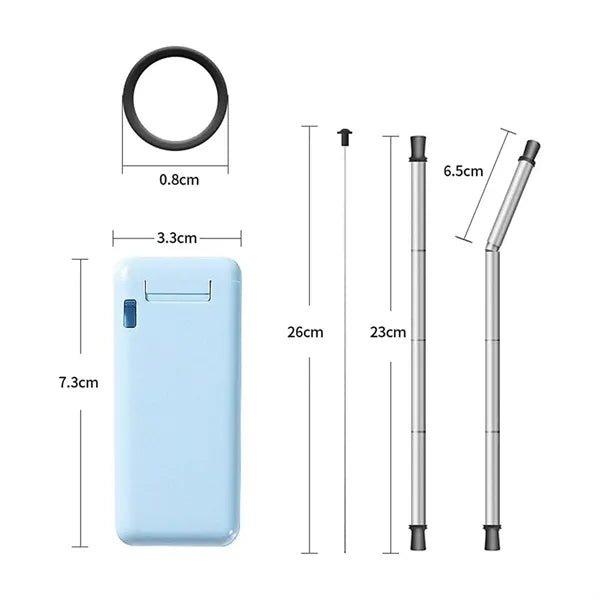 Folding Stainless Steel Straw