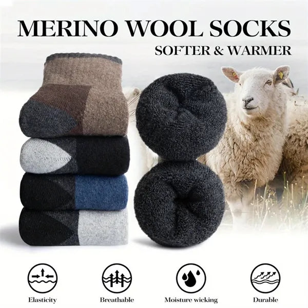 Wool Warm Thermal Socks for Cold Weather