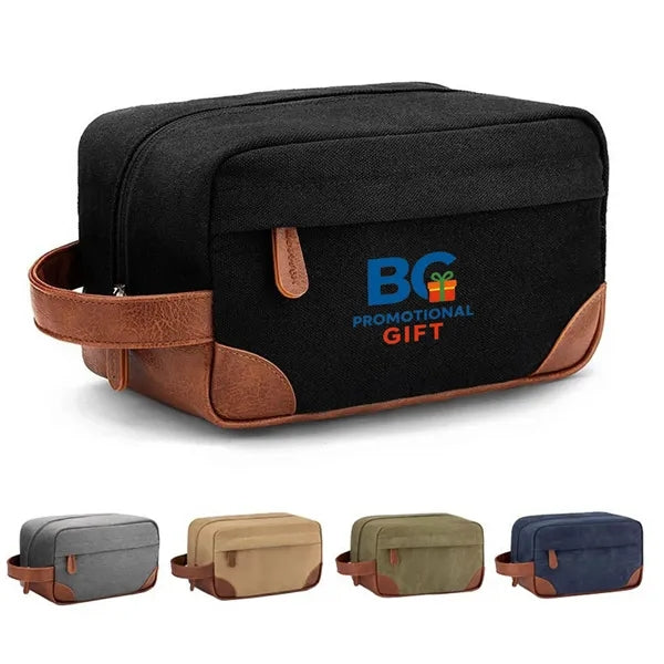 Waterproof Canvas Travel Toiletry Makeup Bag