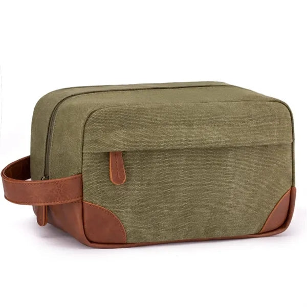 Waterproof Canvas Travel Toiletry Makeup Bag