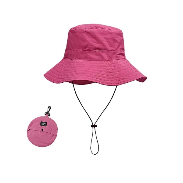 Foldable Bucket Hat Packable Quick Dry Outdoor Sun Hat