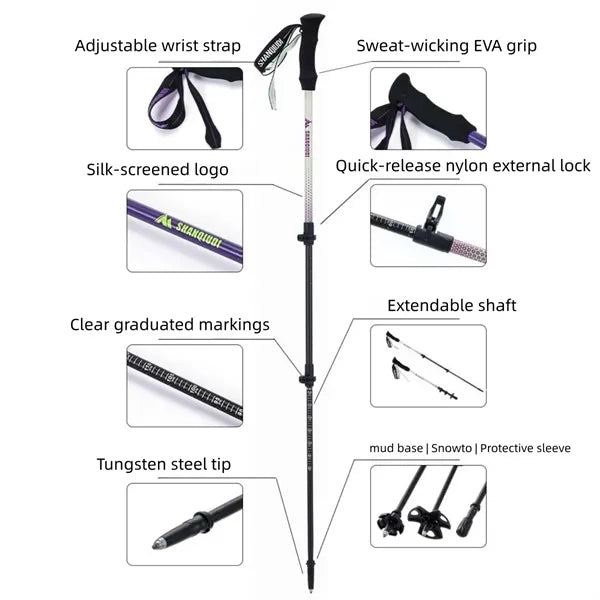 Carbon Fiber Trekking Pole