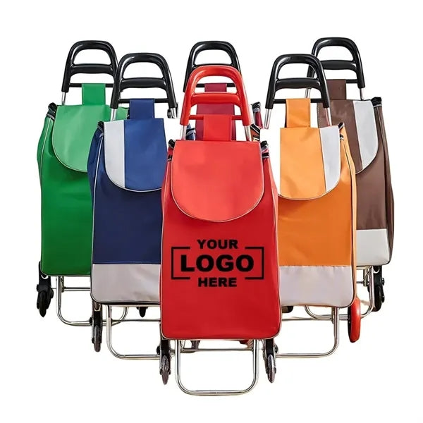 Elderly-Friendly Portable Shopping Trolley