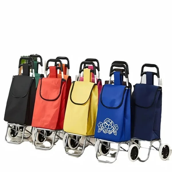 Elderly-Friendly Portable Shopping Trolley