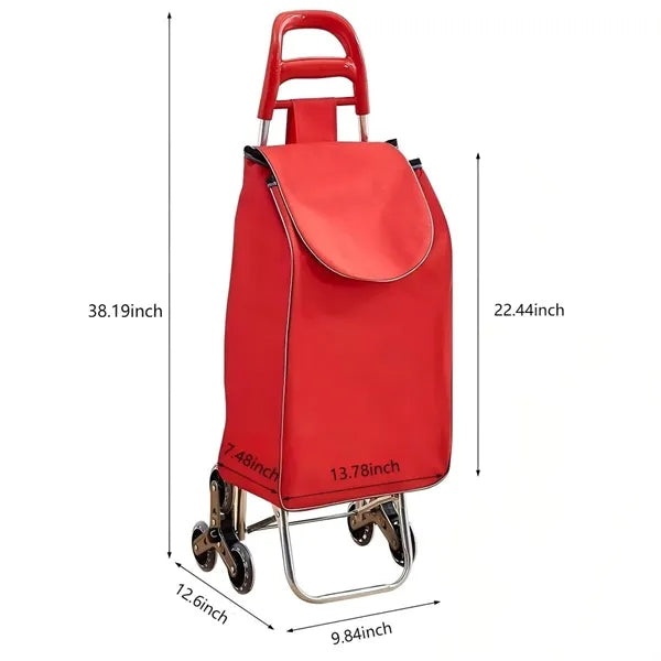 Elderly-Friendly Portable Shopping Trolley