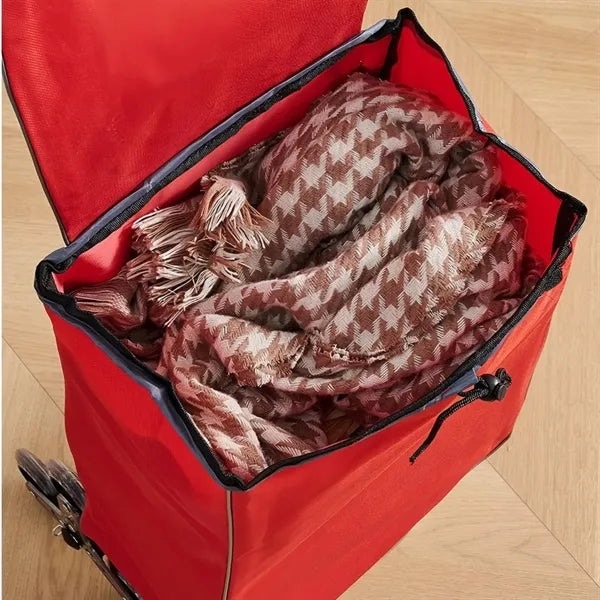 Elderly-Friendly Portable Shopping Trolley